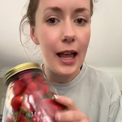 Berries in jar