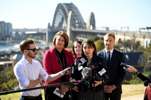 Premier Gladys Berejiklian admits tolls northbound and southbound across the Harbour may be 'unavoidable.' Picture: AAP