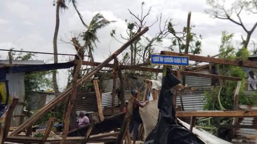 Damage by two cyclones in Vanuatu.