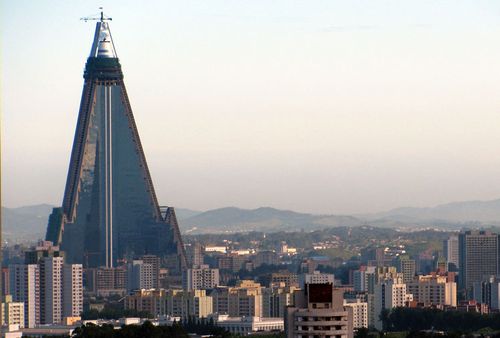 North Korea's Ryugyong Hotel earned itself the nickname 'Hotel of Doom'