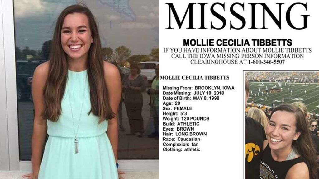 Mollie Tibbetts reportedly seen in neighbouring state - 9Honey