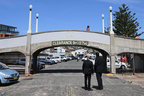 A ponte em Bondi Beach