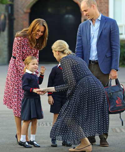 Princess Charlotte starts big school, September 2019