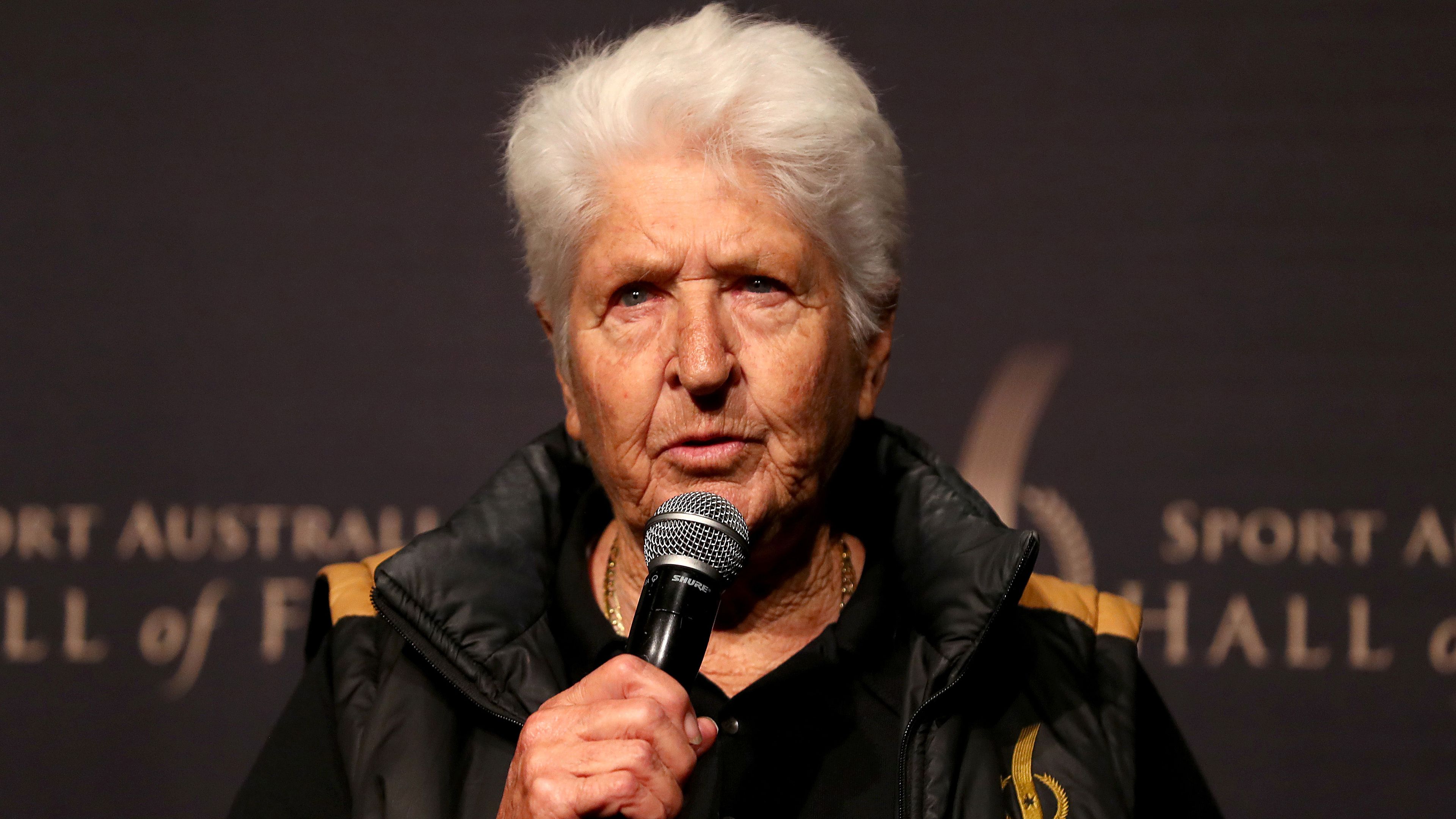 Australian swimming legend Dawn Fraser.