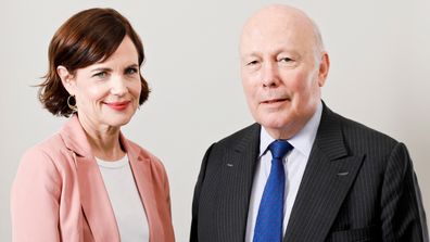 Elizabeth McGovern and Julian Fellowes