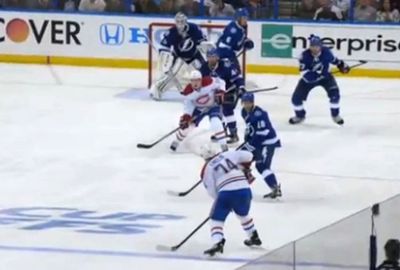 <b>In Australia, we like to think we have the world's most brutal sporting codes but an NHL star has reminded us of the incredible toughness required to play ice hockey. </b><br/><br/>Montreal Canadiens star Brendan Gallagher was in action against Tampa Bay Lightning when he was struck on the throat after a fierce shot from one of his teammates.<br/><br/>Instead of clocking out of the game, the winger was straight back into the action as the Canadiens won the opening game of the finals series, 5-4.<br/><br/>Click through to see some of ice hockey's most brutal moments.<br/>