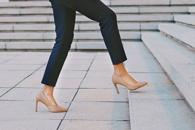 Woman wearing heels