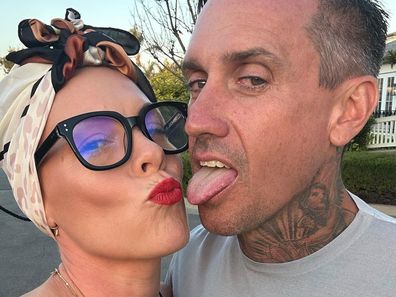 Pink and husband Carey Hart