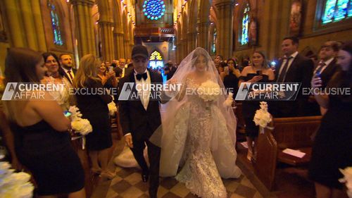 Jeff Fenech surprised his daughter at her Sydney wedding today, walking her down the aisle weeks after undergoing open-heart surgery.