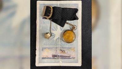 A pocket watch frozen in time at the moment its owner sank with the Titanic has been sold for $175,000. The watch belonged to postal clerk Oscar Scott Woody and was recovered from the  chilly depths of the Atlantic Ocean, the BBC reports. 