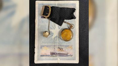 A pocket watch frozen in time at the moment its owner sank with the Titanic has been sold for $175,000. The watch belonged to postal clerk Oscar Scott Woody and was recovered from the chilly depths of the Atlantic Ocean, the BBC reports. 