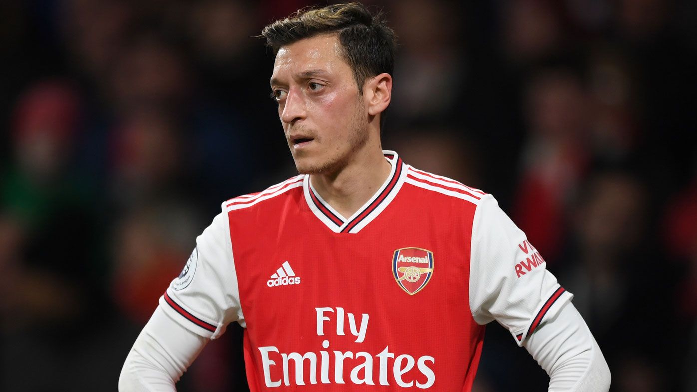 Mesut Ozil of Arsenal during the Premier League match