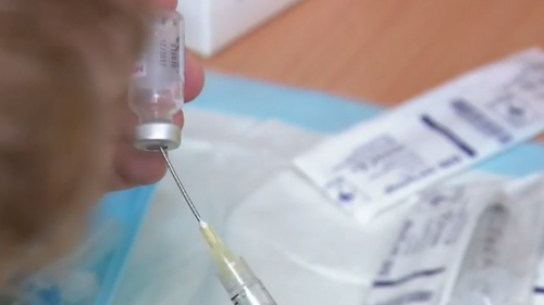 The free meningococcal vaccine program has immunised 200,000 children so far. Image: 9News