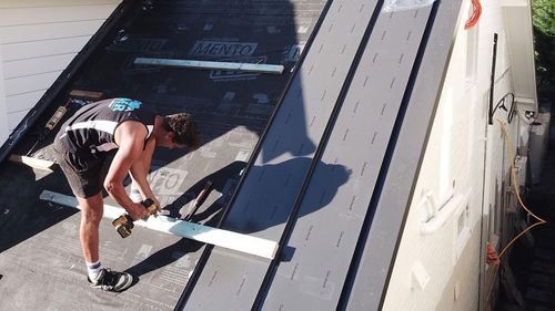 Iconic Metal Roofing owner ﻿Ivan Lazic on the tools