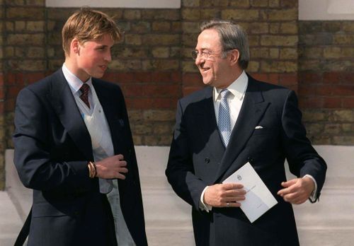 Prince William with King Constantine of Greece