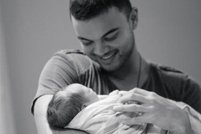 Guy Sebastian became a doting dad to son, Hudson, in March.