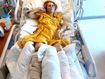 NZ climber Anna Parsons lies in a hospital bed in California.