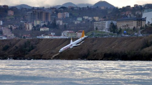 Some of the 168 people on board the Boeing 737-800 said it was a "miracle" that everyone was evacuated safely. (AAP)