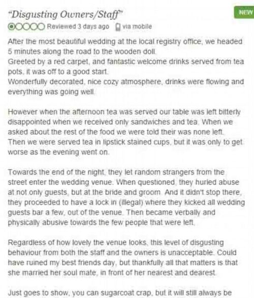 Bar owner rips negative TripAdvisor reviewer to shreds