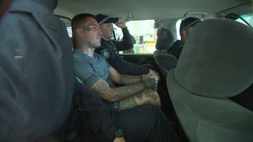 Comanchero boss Allan Meehan extradited to Sydney after breaching  Serious Crime Prevention Order in Gold Coast.