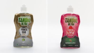 Aldi Tandil ultra power soak and quick dry dishwashing detergents topped CHOICE's 2024 review.