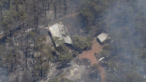 Norton lost his pets and possessions when his home was destroyed in Thursday's Parkerville inferno.