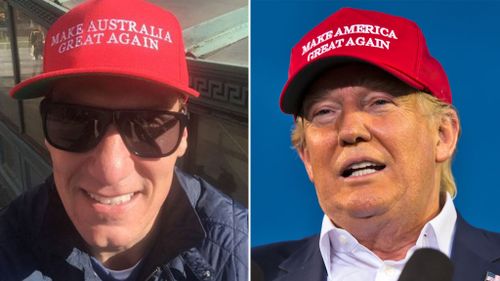 Cory Bernardi channeling Donald Trump's signature style. 