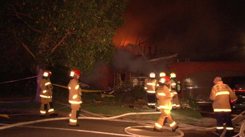 Fire crews were called to the Austin Avenue home just after 3am. (9NEWS)