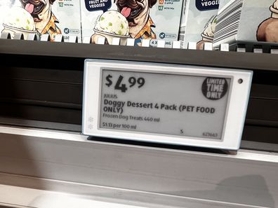 aldi dog ice cream mistake 