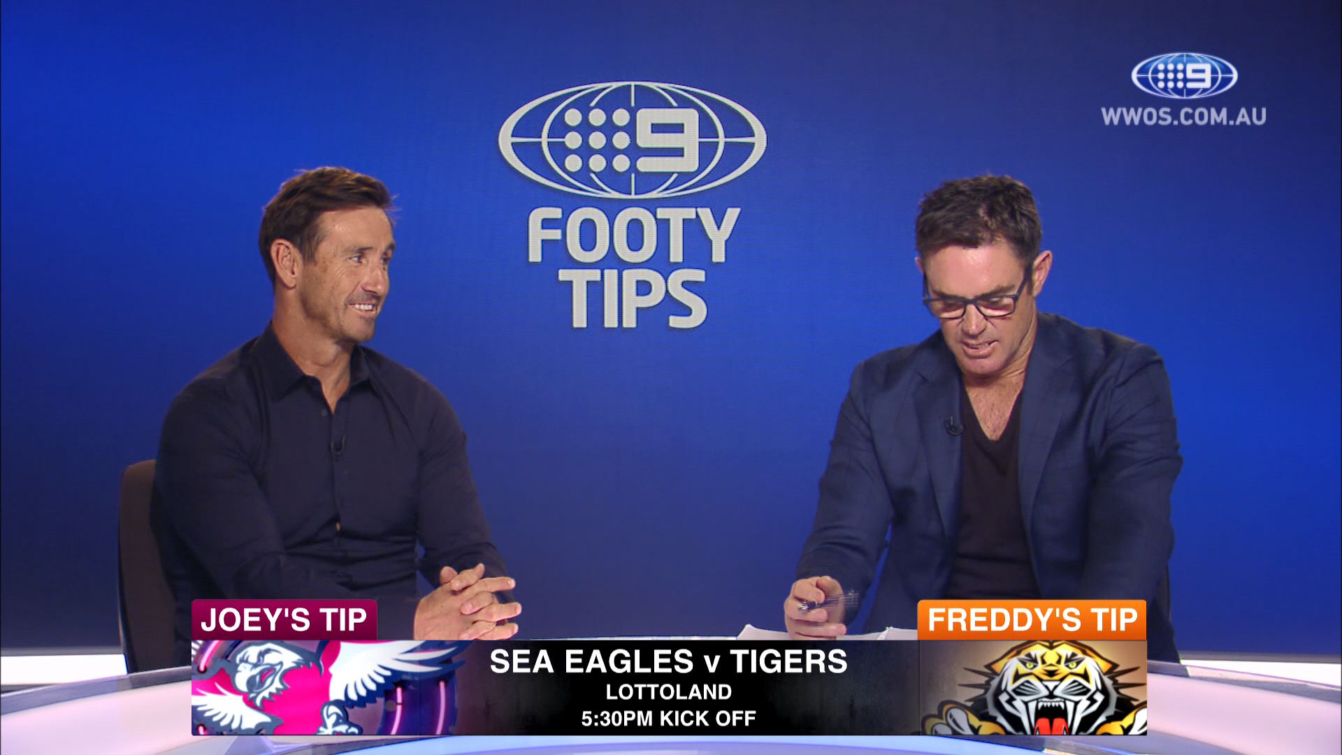 FOOTY TIPPING  Presenter tips for Round 3