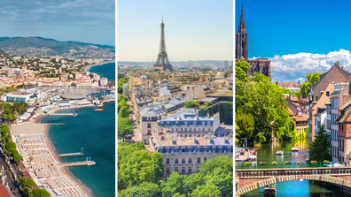 top destinations for Australians in France booking.com data