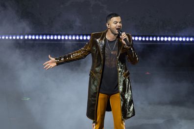 Guy Sebastian takes part in a concert at the ICC in Sydney during his TRUTH tour.  April 27, 2022