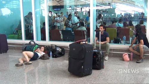 Some passengers have been told it could be as late as July 23 before they can fly home. (9NEWS)