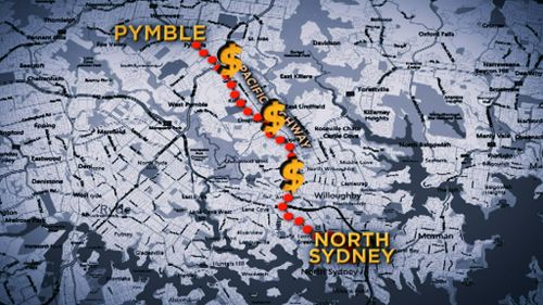 The Pacific Highway will be upgraded from Pymble to North Sydney at a cost of $23 million. (9NEWS)