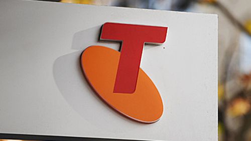 Telstra sign (Getty)