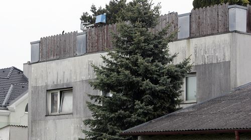 A file photo shows the apartment block in Amstetten, Austria, where Josef Fritzl subjected his daughter Elisabeth to 24 years of horrendous abuse. Upon release, Elisabeth and her children were extremely pale and could not endure natural light as a result of major vitamin D deficiencies. (AAP)