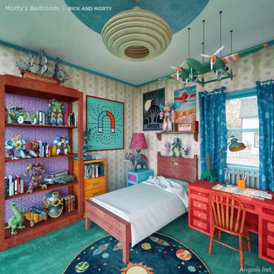 What TV cartoon bedrooms would look like as real-life rooms