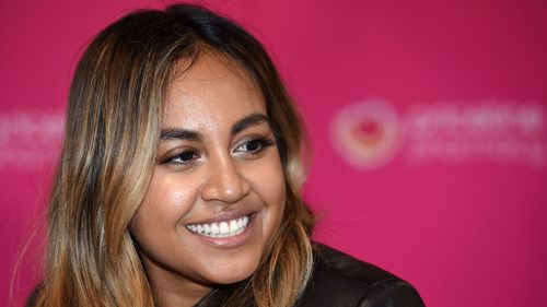 Singer Jessica Mauboy says panic attack stopped her singing national anthem at Melbourne Cup