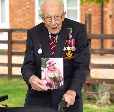 Captain Tom Moore gets birthday card from Queen