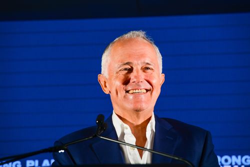 Mr Turnbull now leads Mr Shorten as preferred leader 45 percent to 31. (AAP)