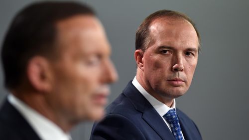 Prime Minister Tony Abbott and former health minister Peter Dutton. (AAP)