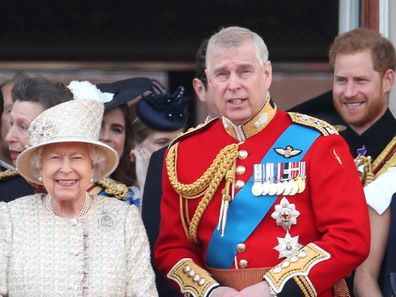 Queen Elizabeth Prince Harry Prince Andrew