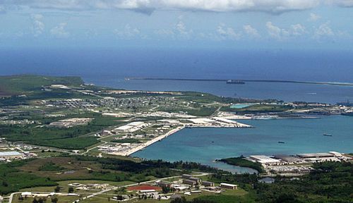 The US Navy base at Apra Harbour in Guam. (File photo: US Navy).
