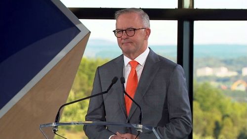 Anthony Albanese at the 2023 Australian of the Year awards