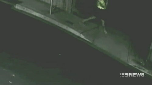 Police have obtained CCTV footage of a man in a high-visibility top fleeing the scene of the shooting in Five Dock.