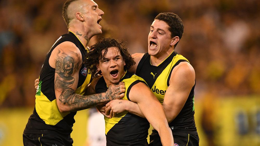 AFL finals: Richmond Tigers roar into grand final with win over GWS Giants