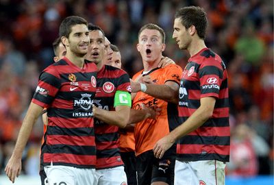 It was the second consecutive loss in grand finals for the Wanderers. (AAP)
