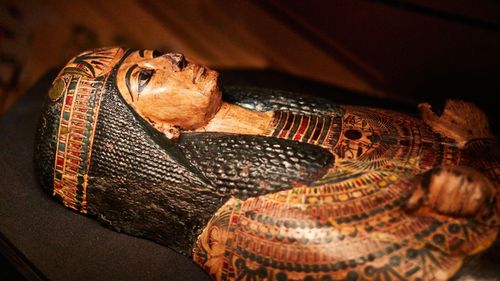 The mummy of Nesyamun is on display at Leeds City Museum.