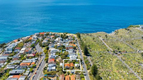 three-for-one house deal bronte sydney opposite a cemetery domain 