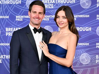 Evan Spiegel and Miranda Kerr